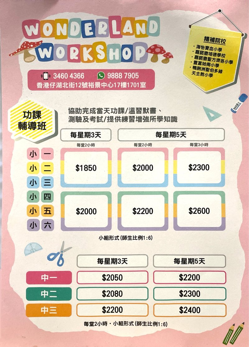 WONDERLAND WORKSHOP