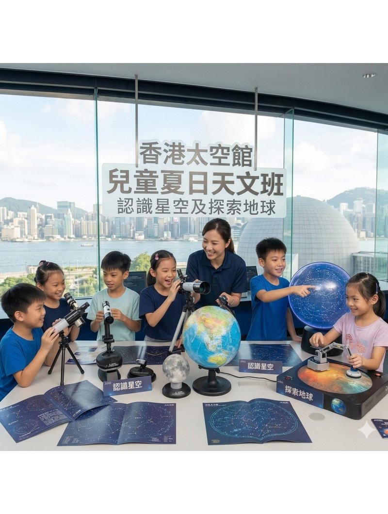 🎈2026年8月份 【香港太空館 - 兒童夏日天文班】